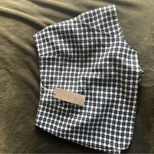ACOA Black and White Checkered Skort